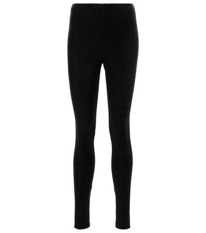 Photo: Junya Watanabe Glitter velvet leggings
