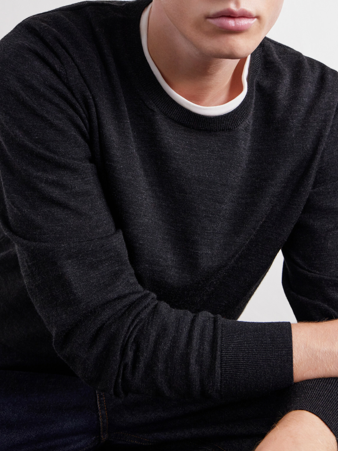 LEMAIRE - Wool Sweater - Blue