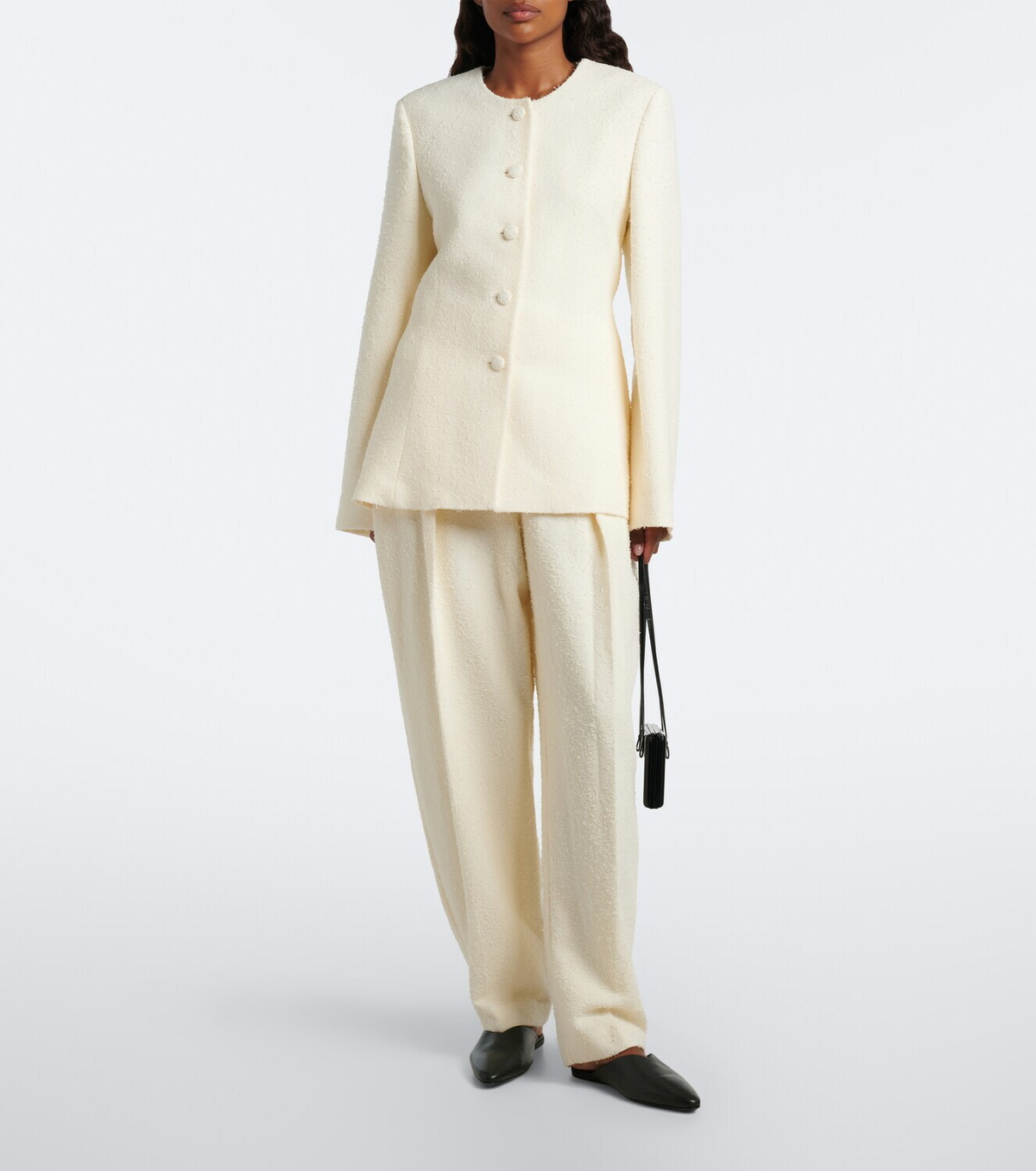 Róhe Wool-blend bouclé jacket
