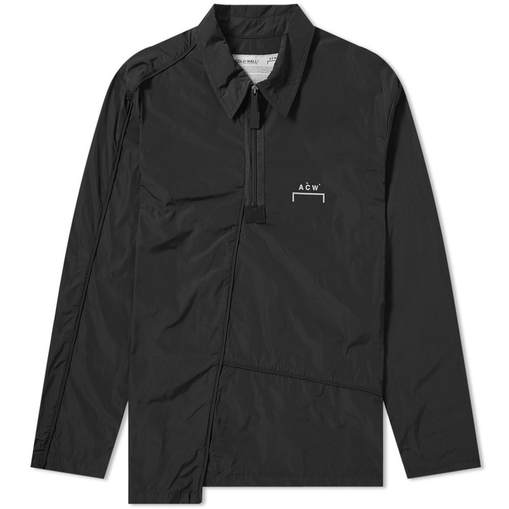 Photo: A-COLD-WALL* Quarter Zip Piping Overshirt