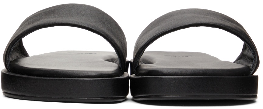 LÉMÉLS Black Leather Slides