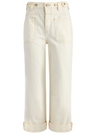 Free People Palmer Wide-leg Jeans Cream 25 (W25 / UK6 / XS)