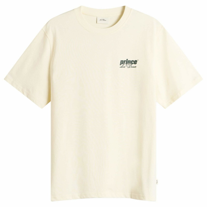 Photo: Les Deux Men's Prince LD T-shirt in Light Ivory