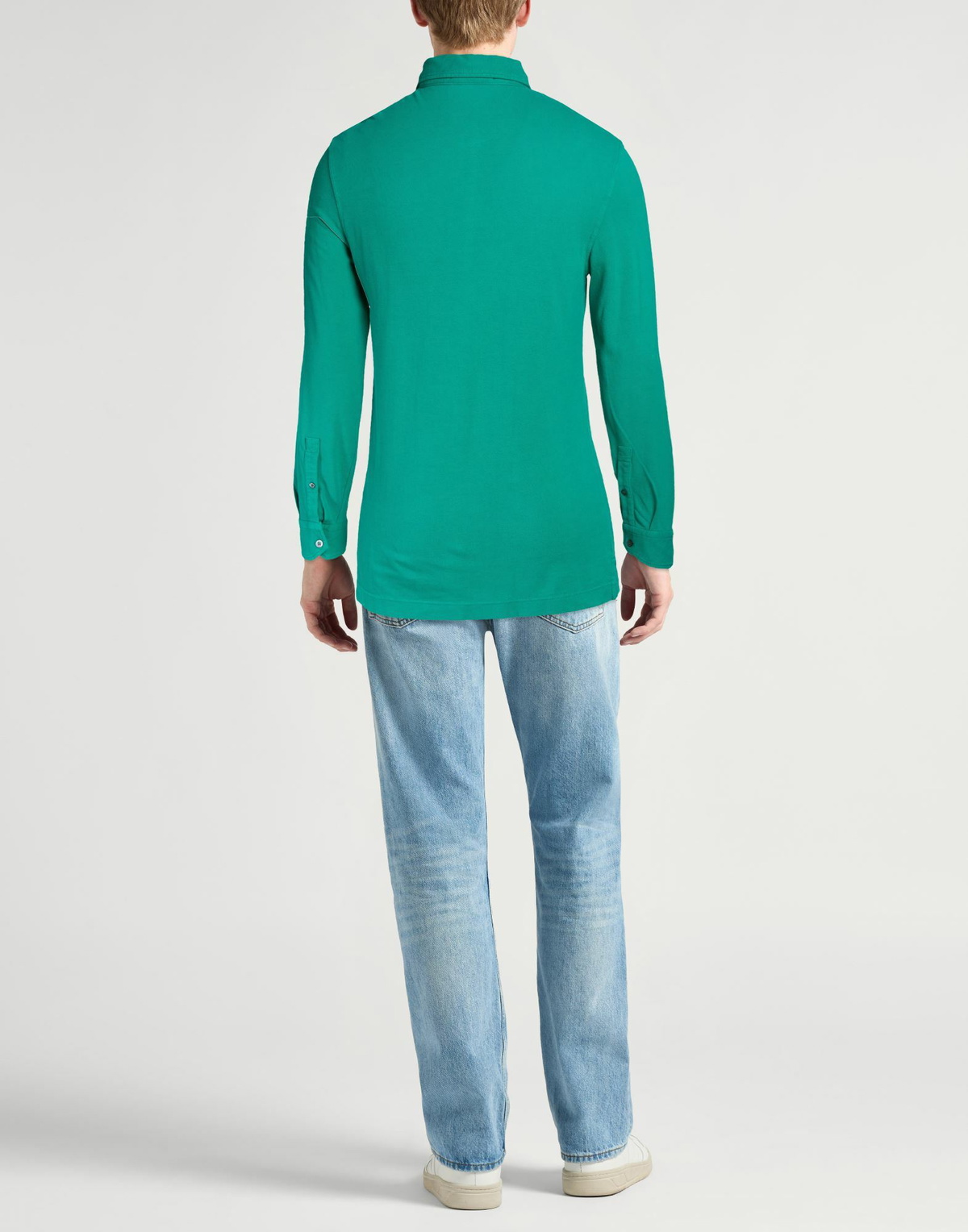 Drumohr Mens Polo shirt Emerald in Green