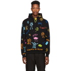 Marcelo Burlon County of Milan Black Sketches Hoodie