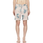 Onia Pink Palm Tree Calder Swim Shorts