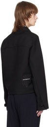 Emporio Armani Black Zip Jacket