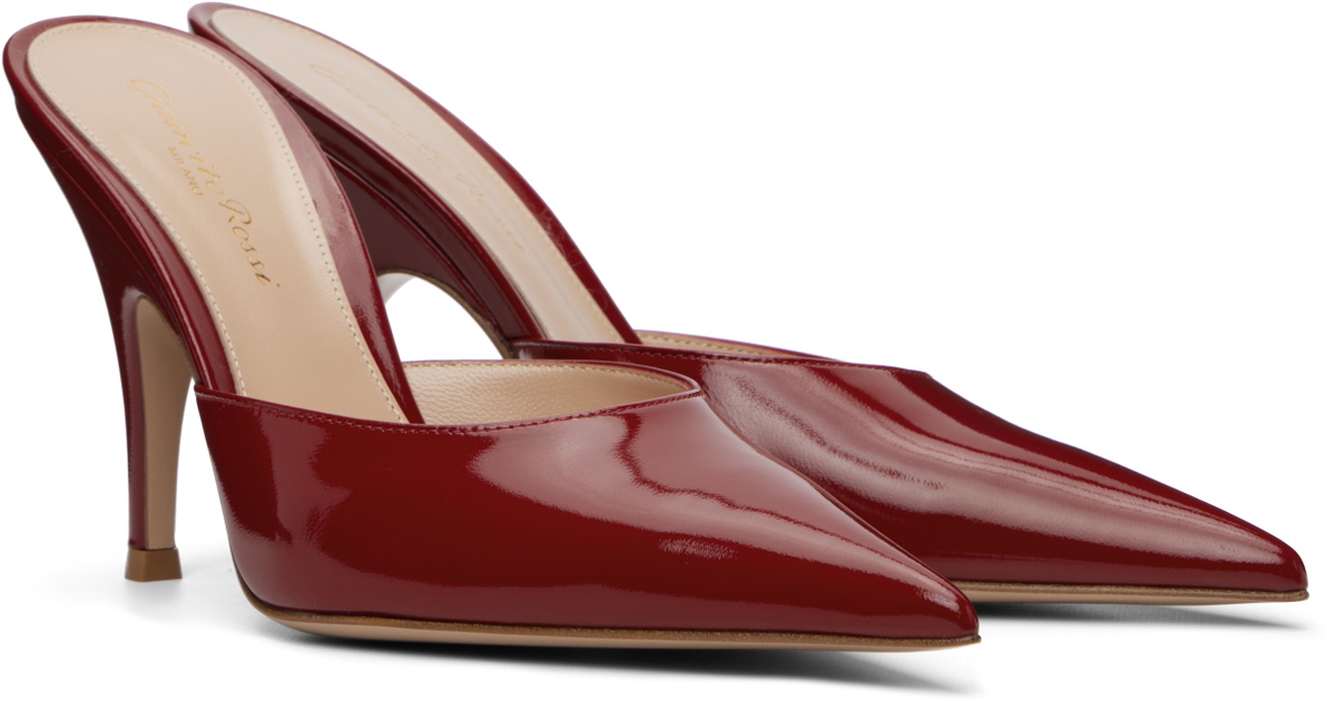 Gianvito Rossi Red Patent Heels