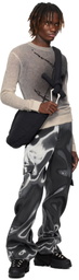 HELIOT EMIL Gray & Off-White Fluxus Sweater