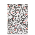 Medicom Keith Haring #8 Be@Rbrick in Multi 100%/400%