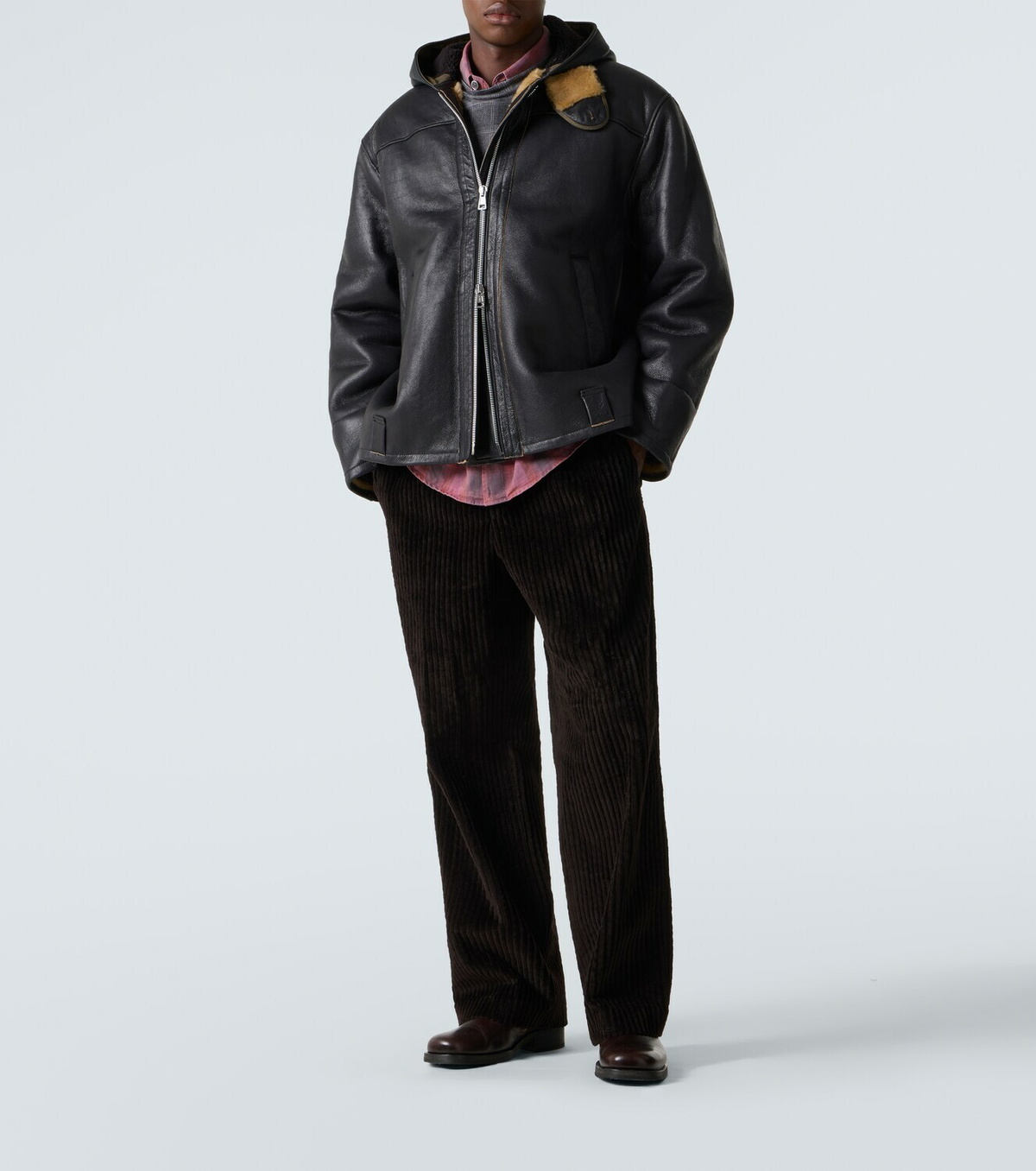 ourlegacy風 leather jacket Our Legacy - Leather - Suede shirts and shearling jackets