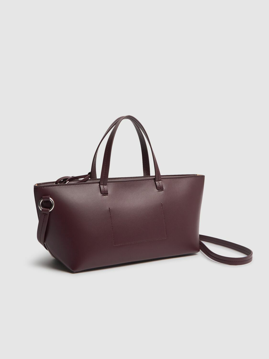 JIL SANDER Small Bateau Smooth Leather Bag Jil Sander
