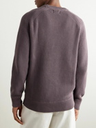 NN07 - Jacobo 6470 Ribbed Cotton Sweater - Purple