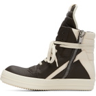 Rick Owens Gray Tower Jumbolaced Geobasket Sneakers