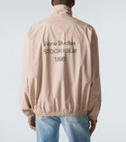 Acne Studios Logo cotton poplin bomber jacket