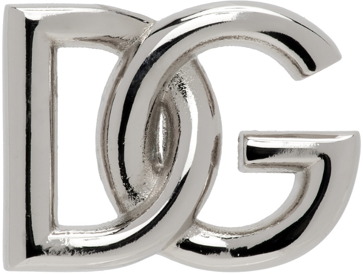 Photo: Dolce&Gabbana Silver DG Logo Pin