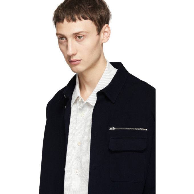 Stephan Schneider Navy Shirt Jacket