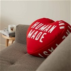 Human Made Men's Heart Beads Cushion in Red 