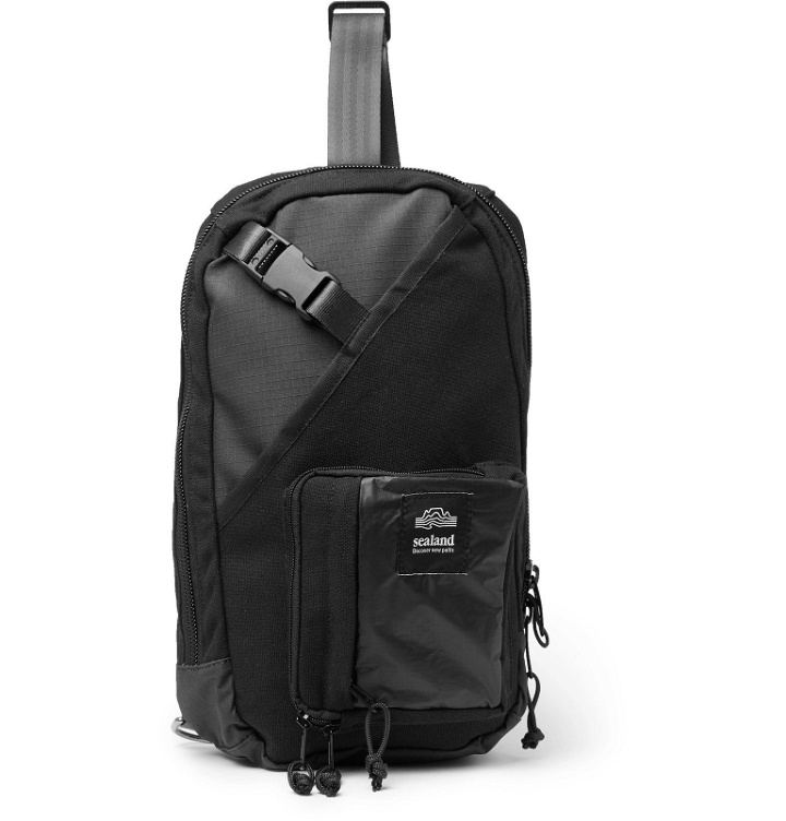 Photo: Sealand Gear - Choco Canvas and Ripstop Backpack - Black