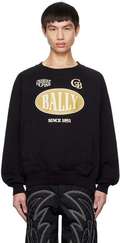 Photo: Bally Black Printed Sweatshirt