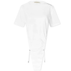 Y-Project Women's Classic Ruched Body T-Shirt in White