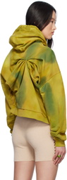 Collina Strada Khaki Draped Hoodie