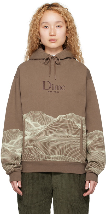 Photo: Dime Brown Landscape Hoodie