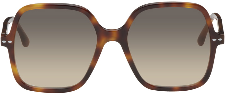 Photo: Isabel Marant Tortoiseshell Oversized Square Sunglasses