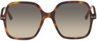 Isabel Marant Tortoiseshell Oversized Square Sunglasses