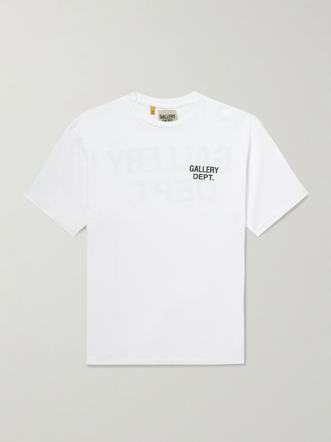 Gallery Dept. - Dusty Glittered Logo-Print Cotton-Jersey T-Shirt