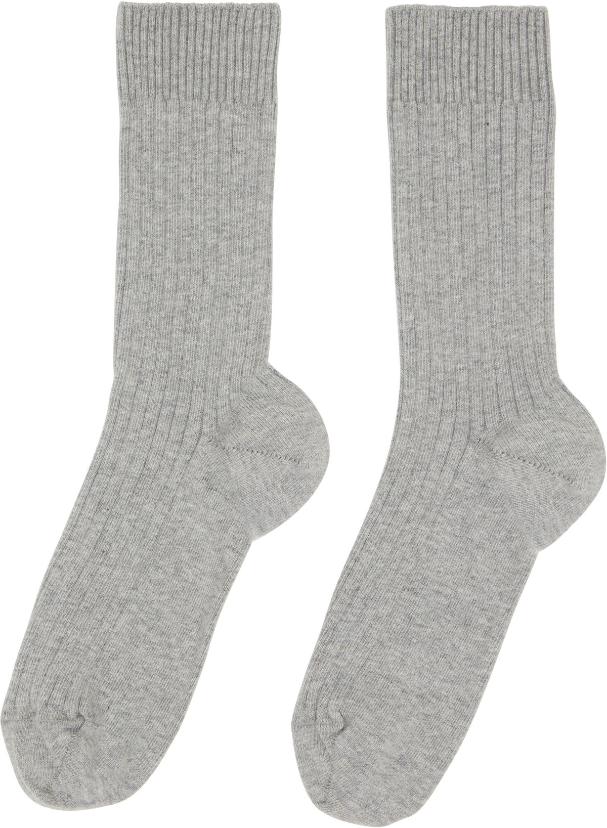 Baserange Three-Pack Multicolor Cotton Rib Overankle Socks