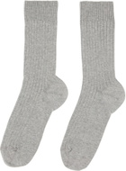 Baserange Three-Pack Multicolor Cotton Rib Overankle Socks