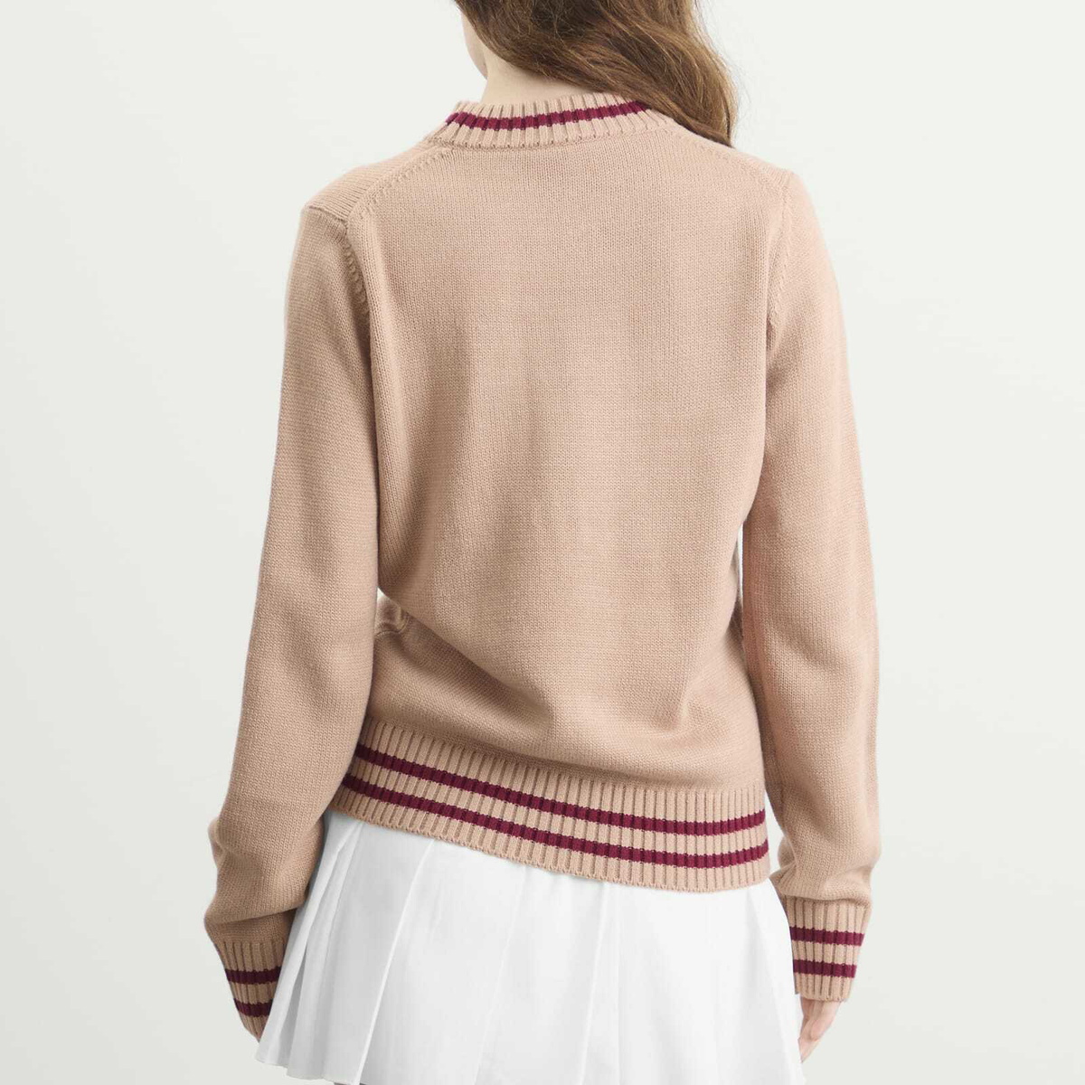 ICECREAM Women's Knitted Crewneck in Sand