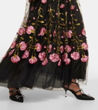Giambattista Valli Embroidered tulle gown