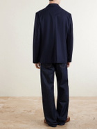 Private White V.C. - The Demob Merino Wool Blazer - Blue