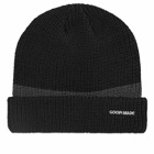 GOOPiMADE Men's MB-7 SOFTBOX Patchwork Beanie in Black 