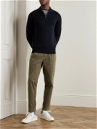 Orlebar Brown - Lennard Merino Wool Half-Zip Sweater - Blue