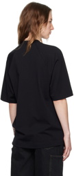 JACQUEMUS Black Les Classiques 'Le T-Shirt Typo' T-Shirt