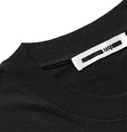 McQ Alexander McQueen - Logo-Embroidered Cotton-Jersey T-Shirt - Black