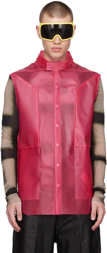Photo: Rick Owens Pink Fogpocket Leather Jacket