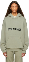 Essentials Green Knit Hoodie