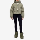 Shoreditch Ski Club Women's Willow Short Puffer Jacket in Sage