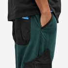 KAVU Men's Relax Fleece Trousers in Green Gables