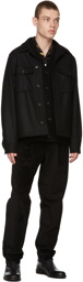 PS by Paul Smith Black Wool Overshirt