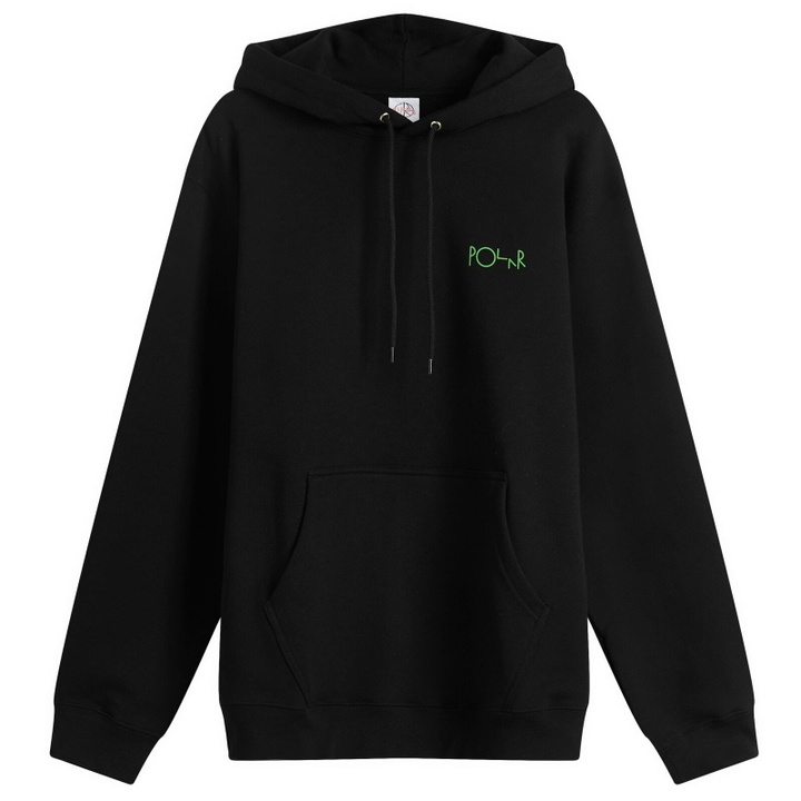 Photo: Polar Skate Co. Men's Dave Fill Logo Hoodie in Black