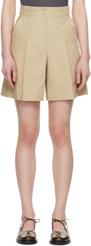 Photo: A.P.C. Beige Orlane Shorts