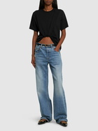 VICTORIA BECKHAM - Twist Front Cotton T-shirt