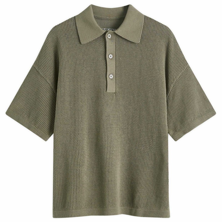 Photo: MKI Men's Loose Gauge Polo in Green