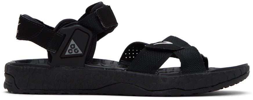 Photo: Nike Black ACG Air Deschutz+ Sandals