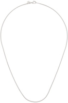 Tom Wood Silver Curb Chain Slim Necklace